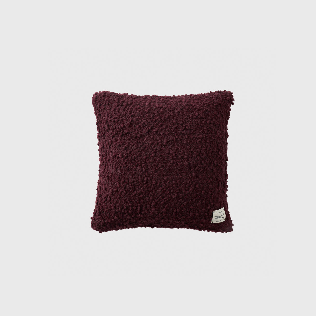 Bobble Cushion, Burgundy