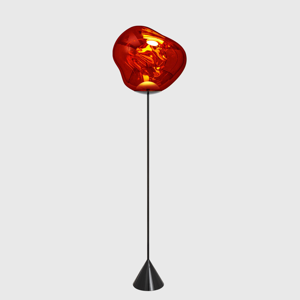 Melt Cone Slim Floor Lamp, Copper