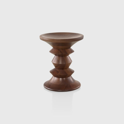 Eames&reg; Turned Stool, Walnut
