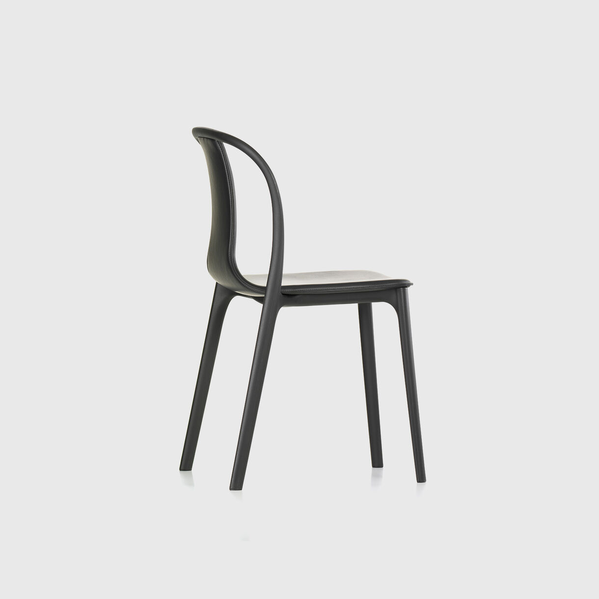 Belleville Chair, Black Leather