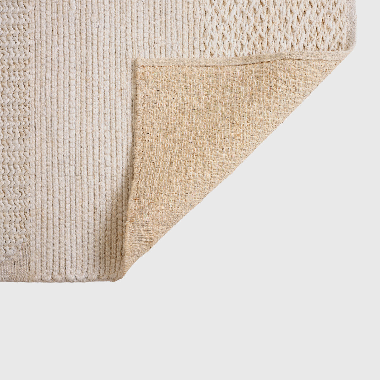 Knotty Rug, White