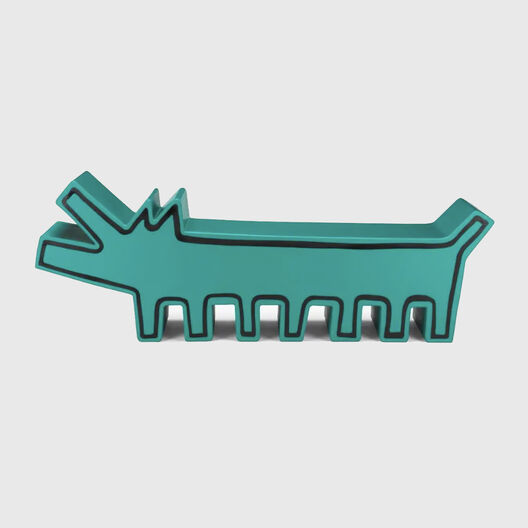 Green Dog Pouf