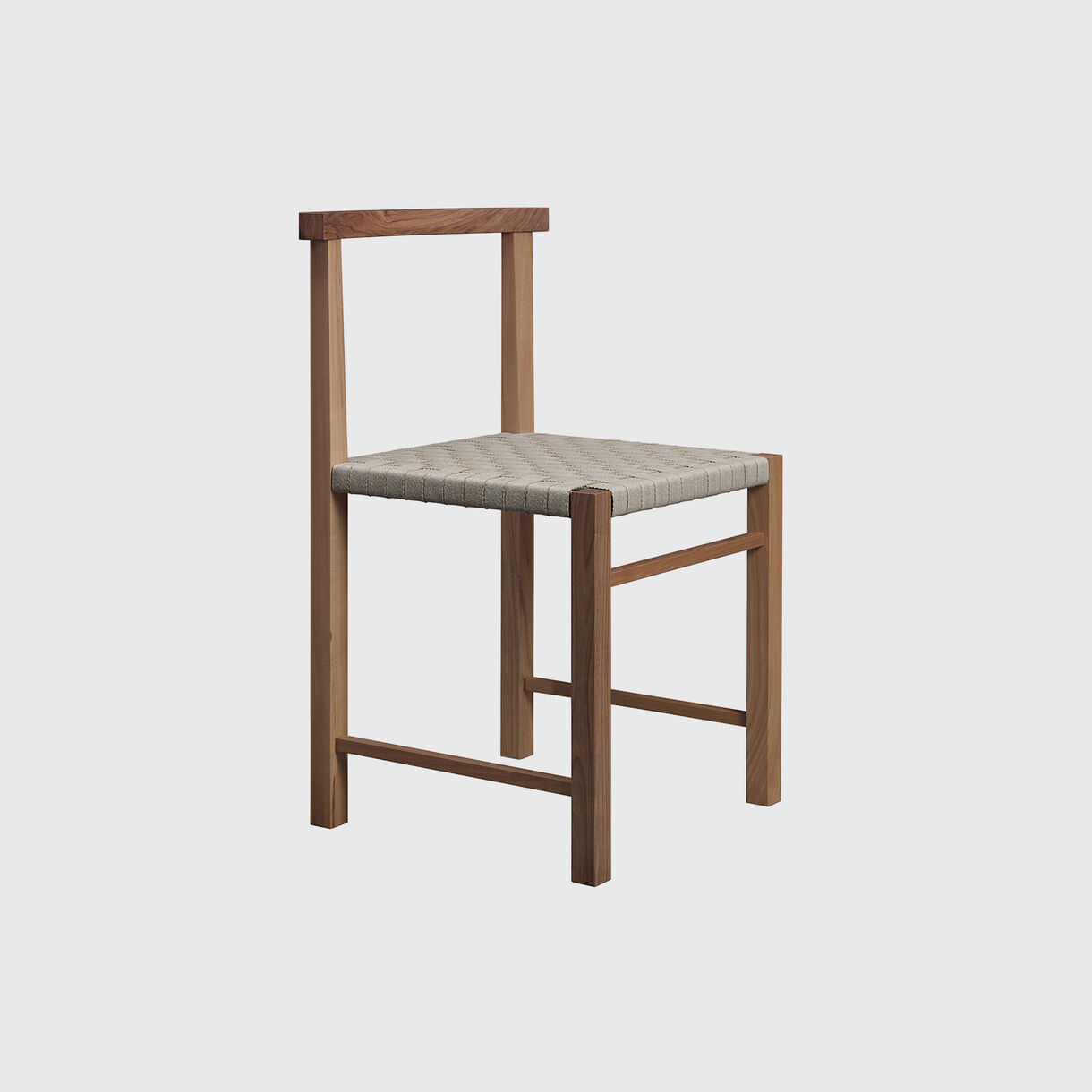 Karnak Chair, Walnut & Textile
