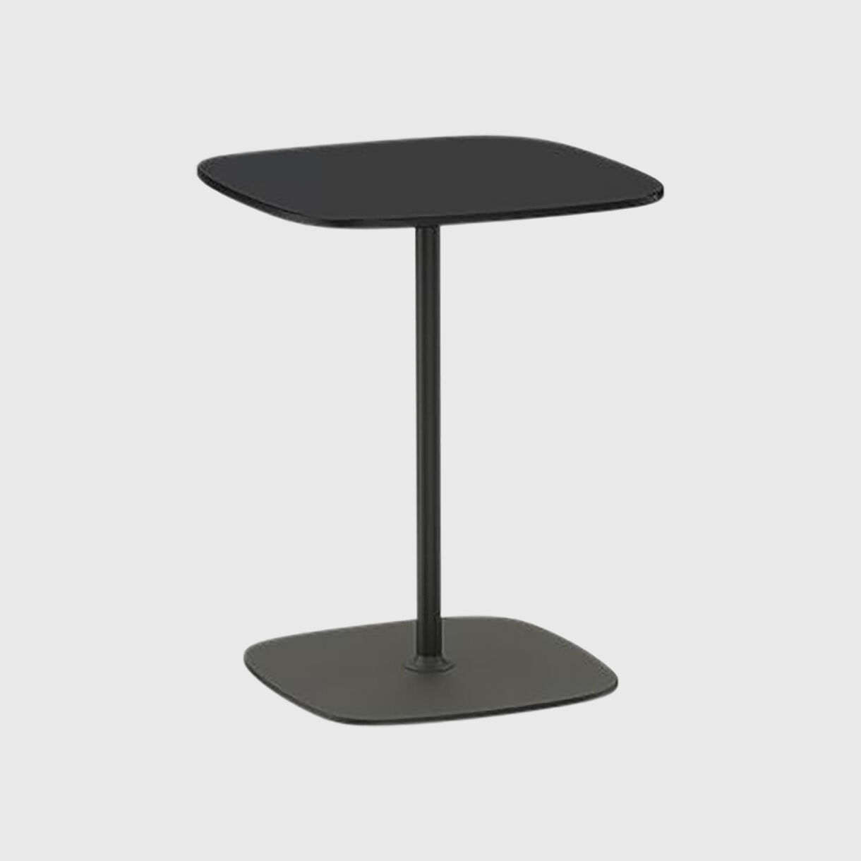 Lox Side Table, Black, Front Quarter