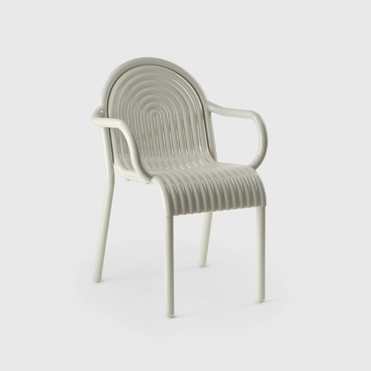 Groove Armchair, Putty