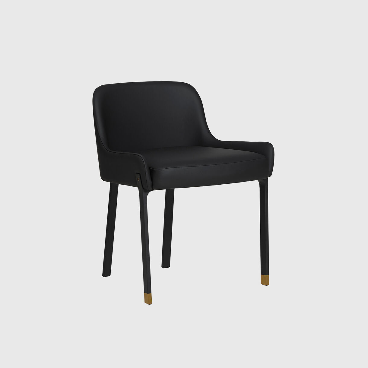 Blink Dining Chair, Bellagio Leather - Black