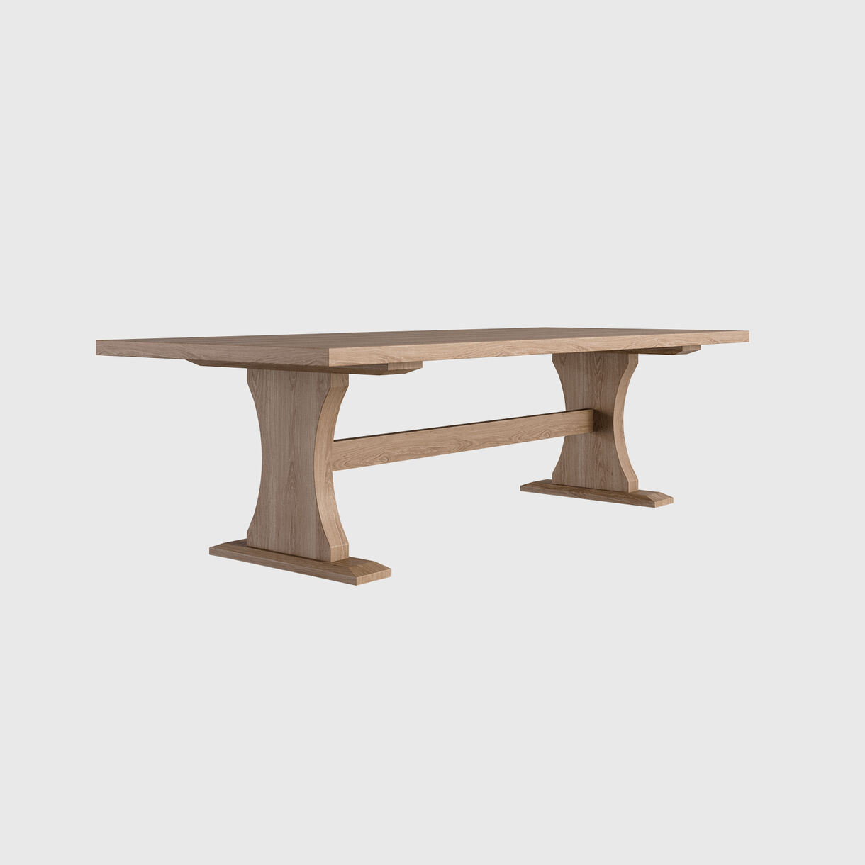 Banquette Table, Natural Oak