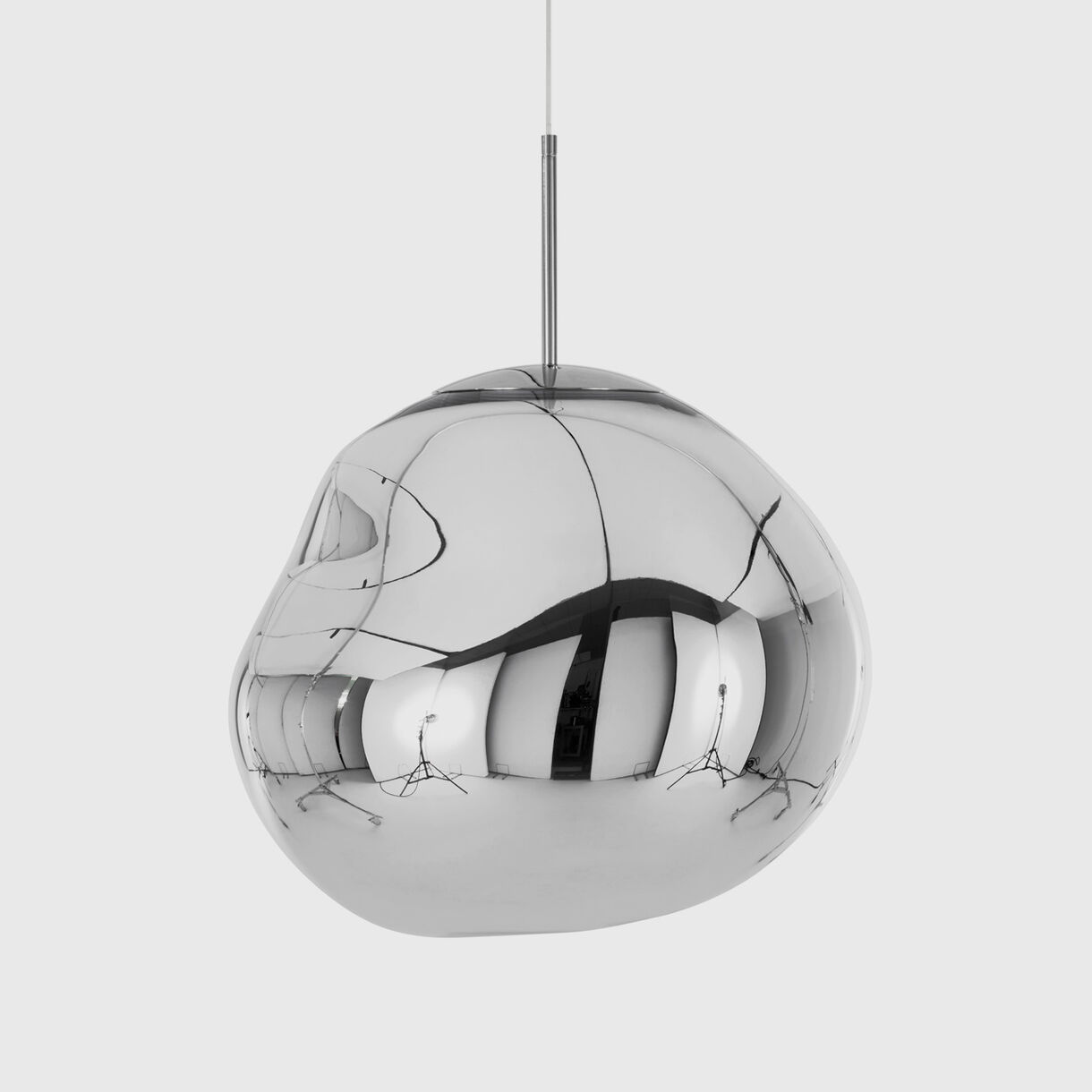 Melt Pendant, LED, Chrome, Off