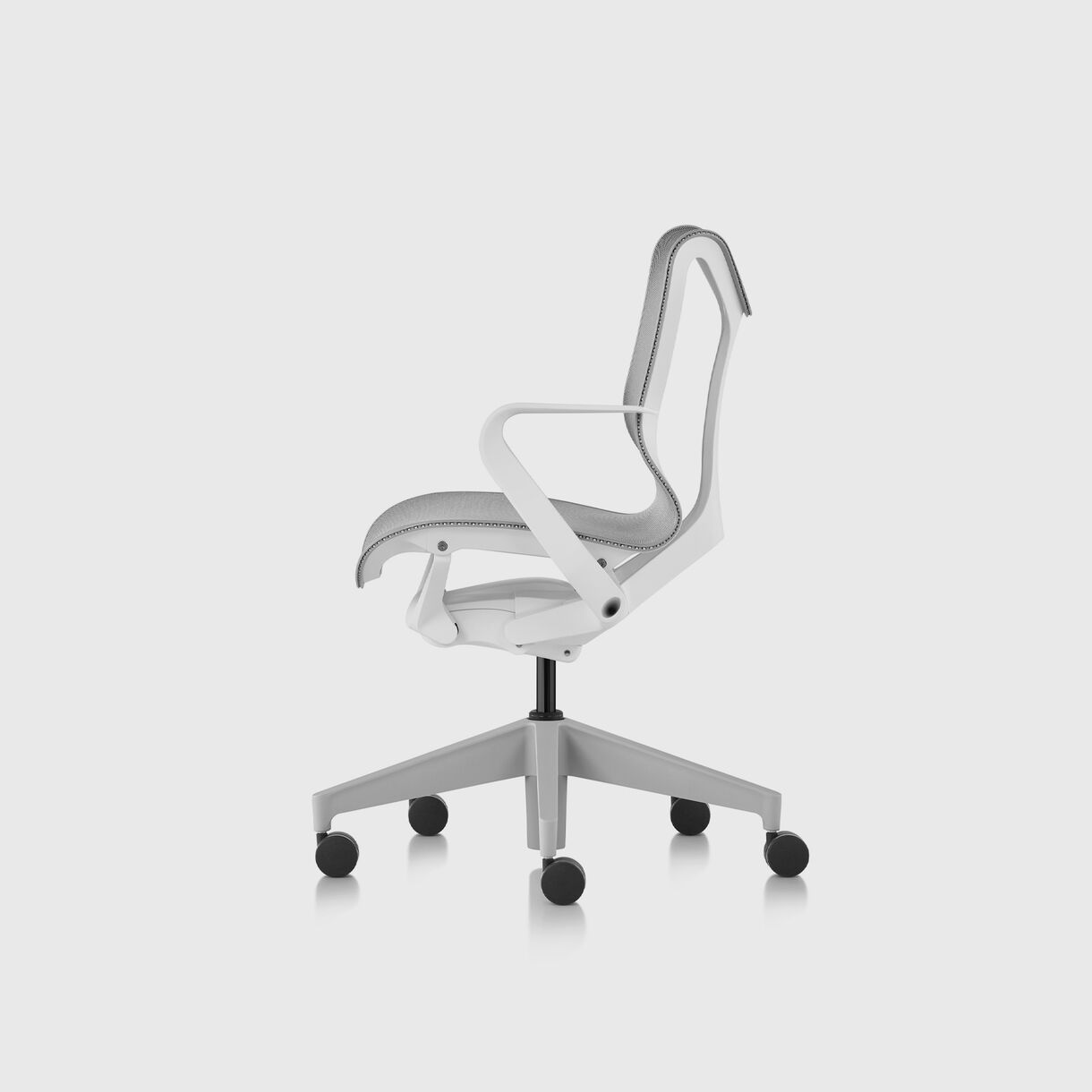 Cosm Chair, Mineral - Low Back - Fixed Arms