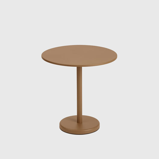 Linear Steel Round Cafe Table