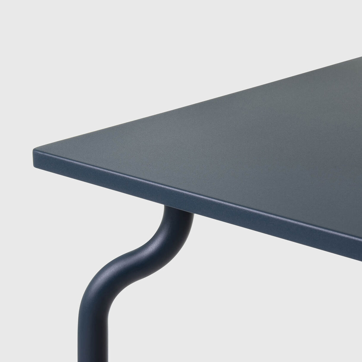 South Table, Steel, Night Blue