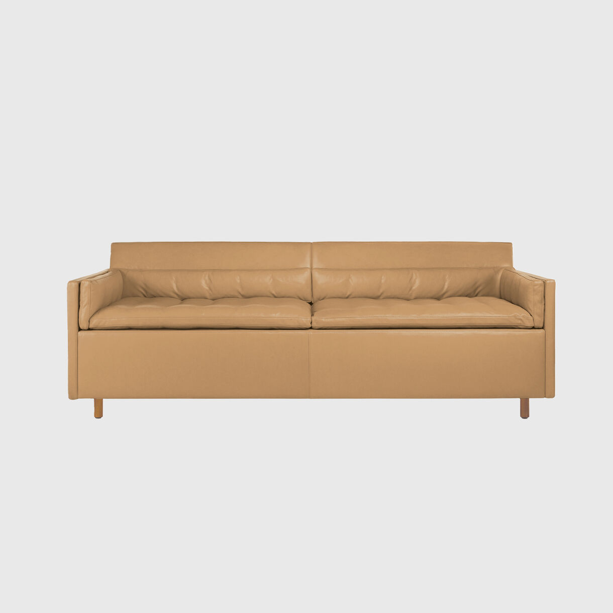 Salon Sofa, Camel Leather
