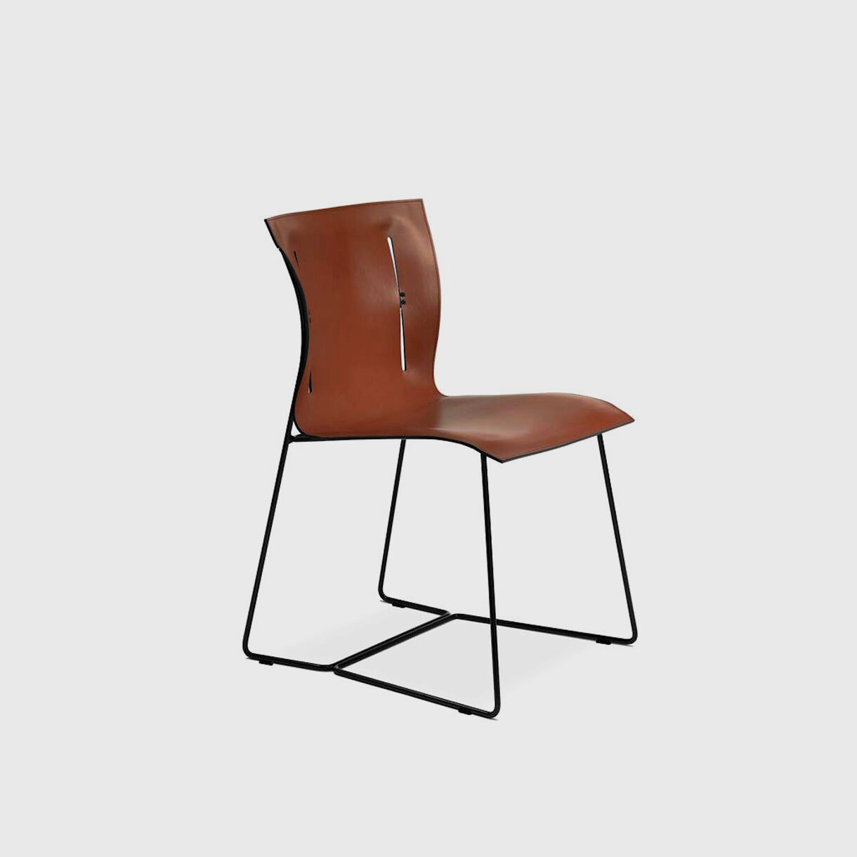Cuoio Chair, Sherry Saddle Leather