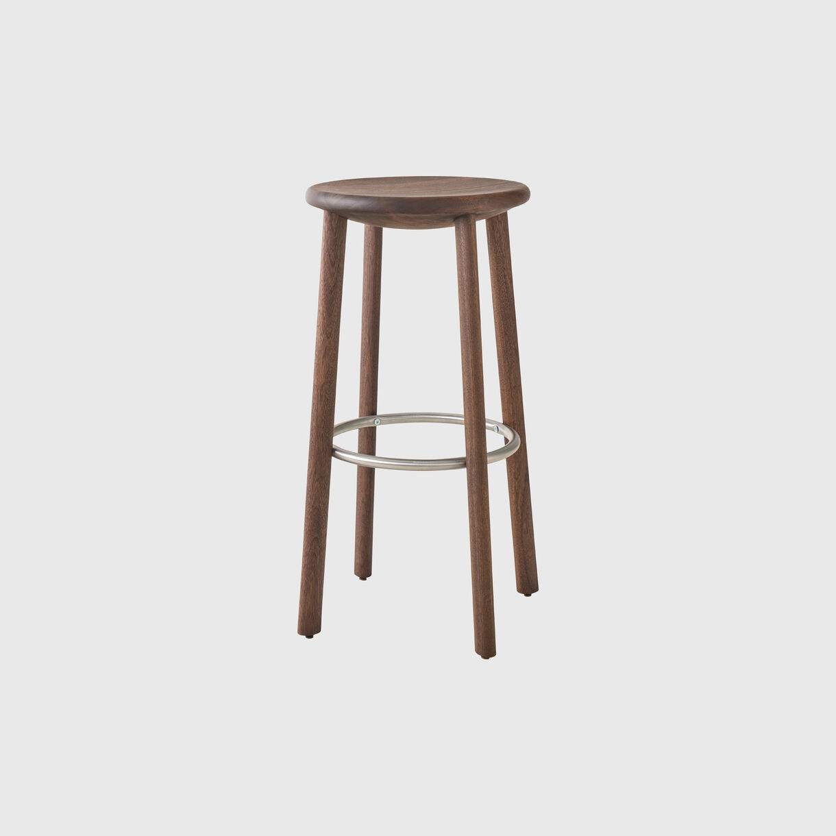 Bowl Stool, Bar Walnut