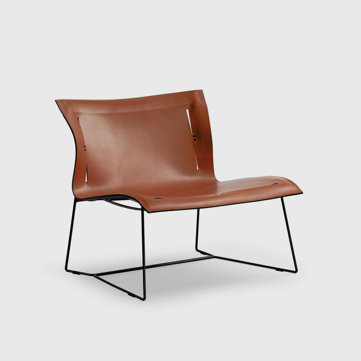 Walter Knoll Cuoio Lounge Chair Living Edge