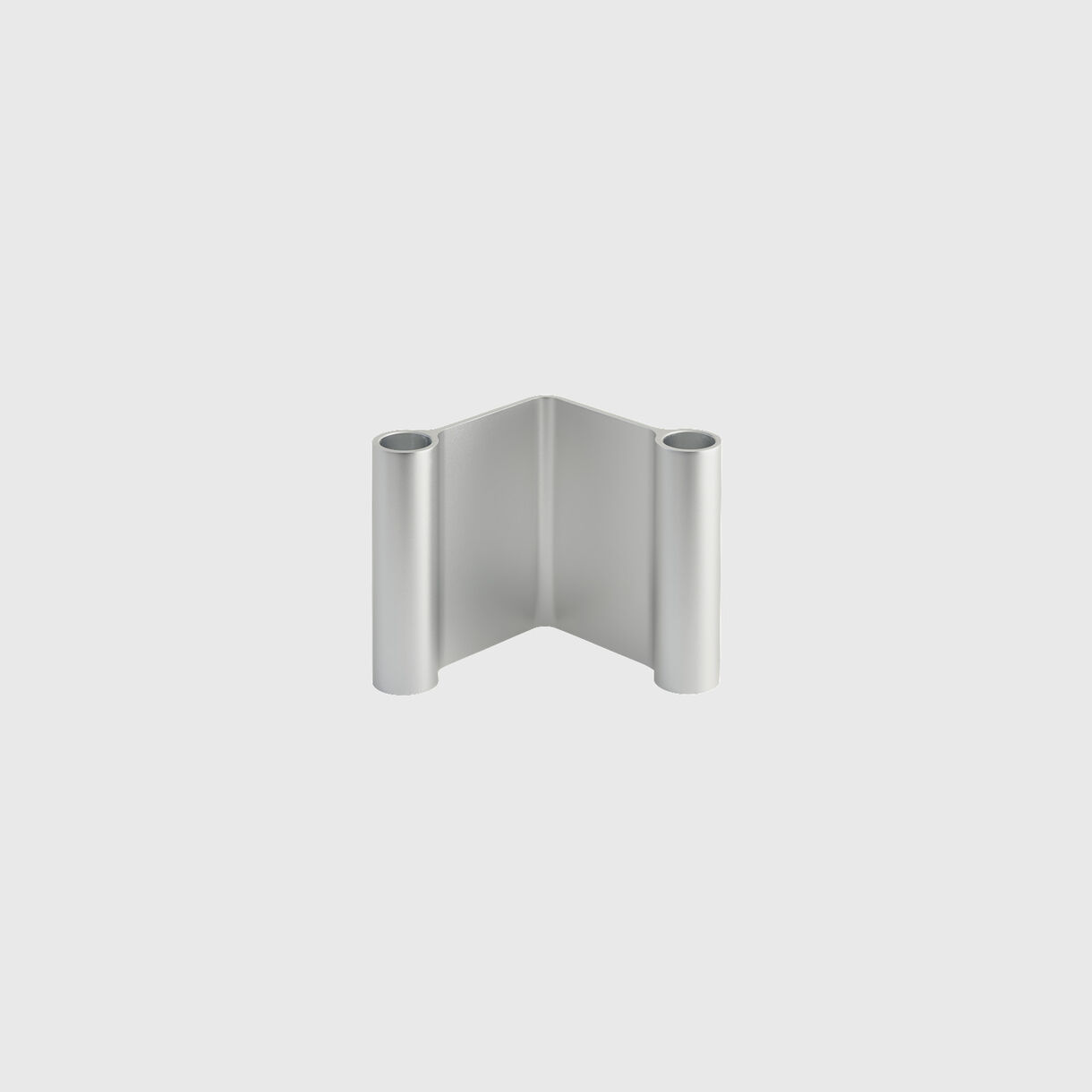 Pair Candleholder, Aluminium, Small