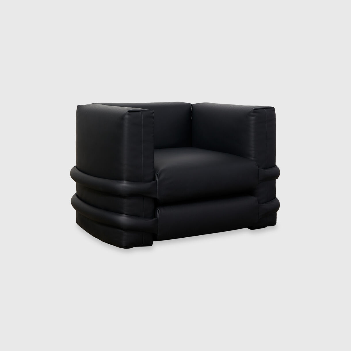 Pillow Armchair, Black