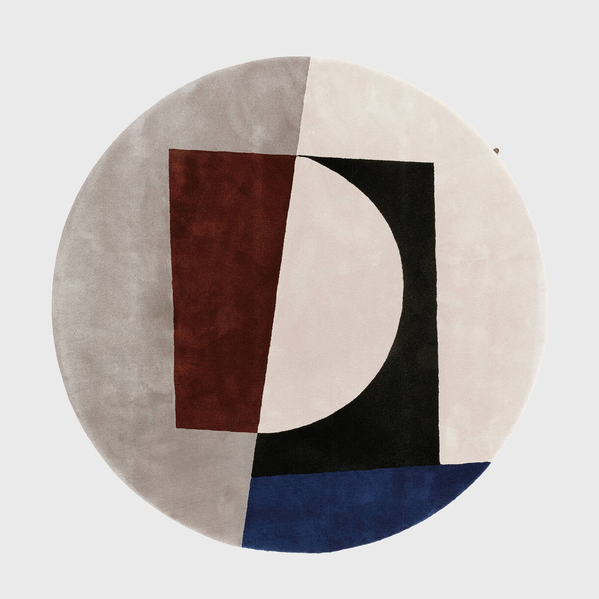 Bauhaus Circle Rug, Curves 02