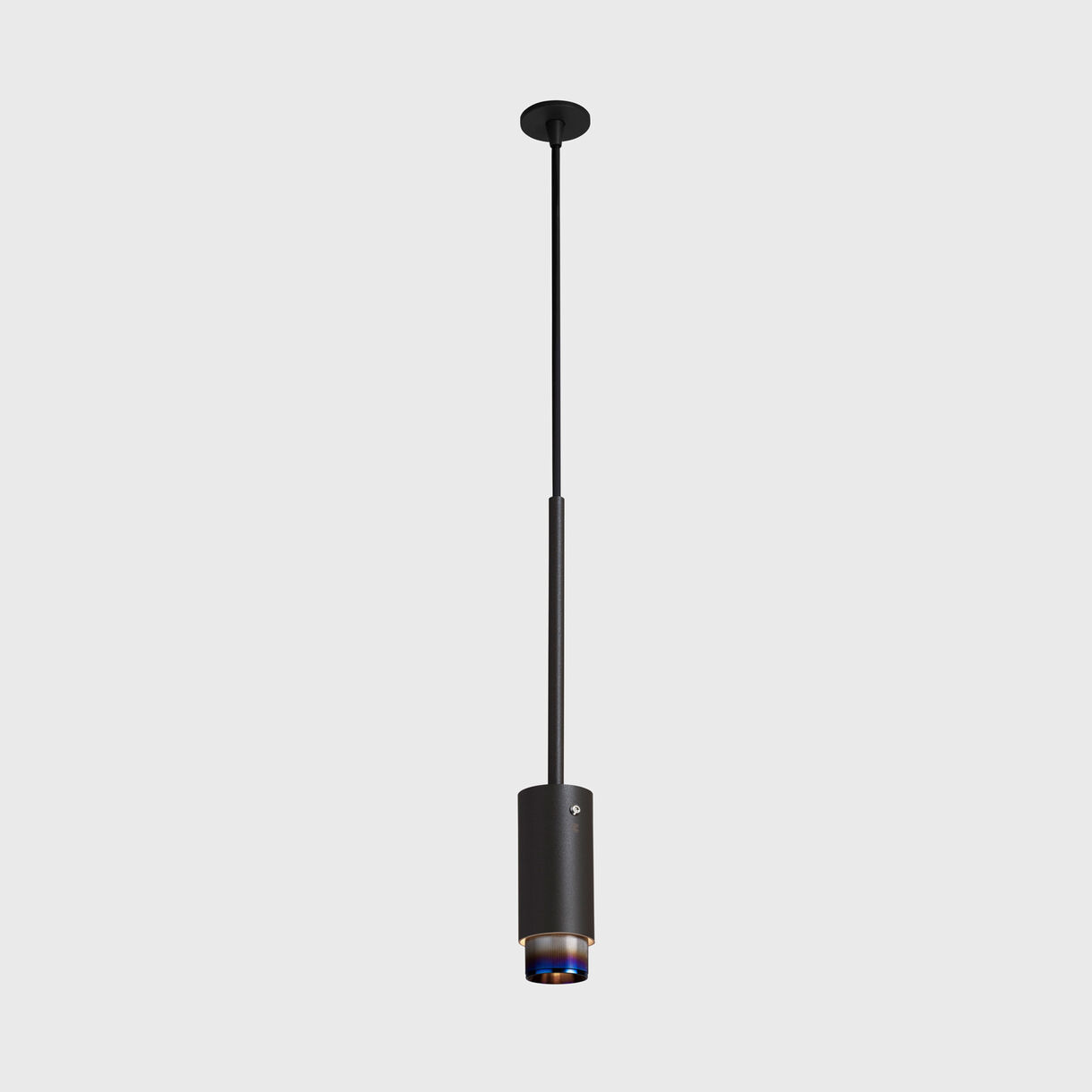 Exhaust Pendant Light, Graphite & Burnt Steel