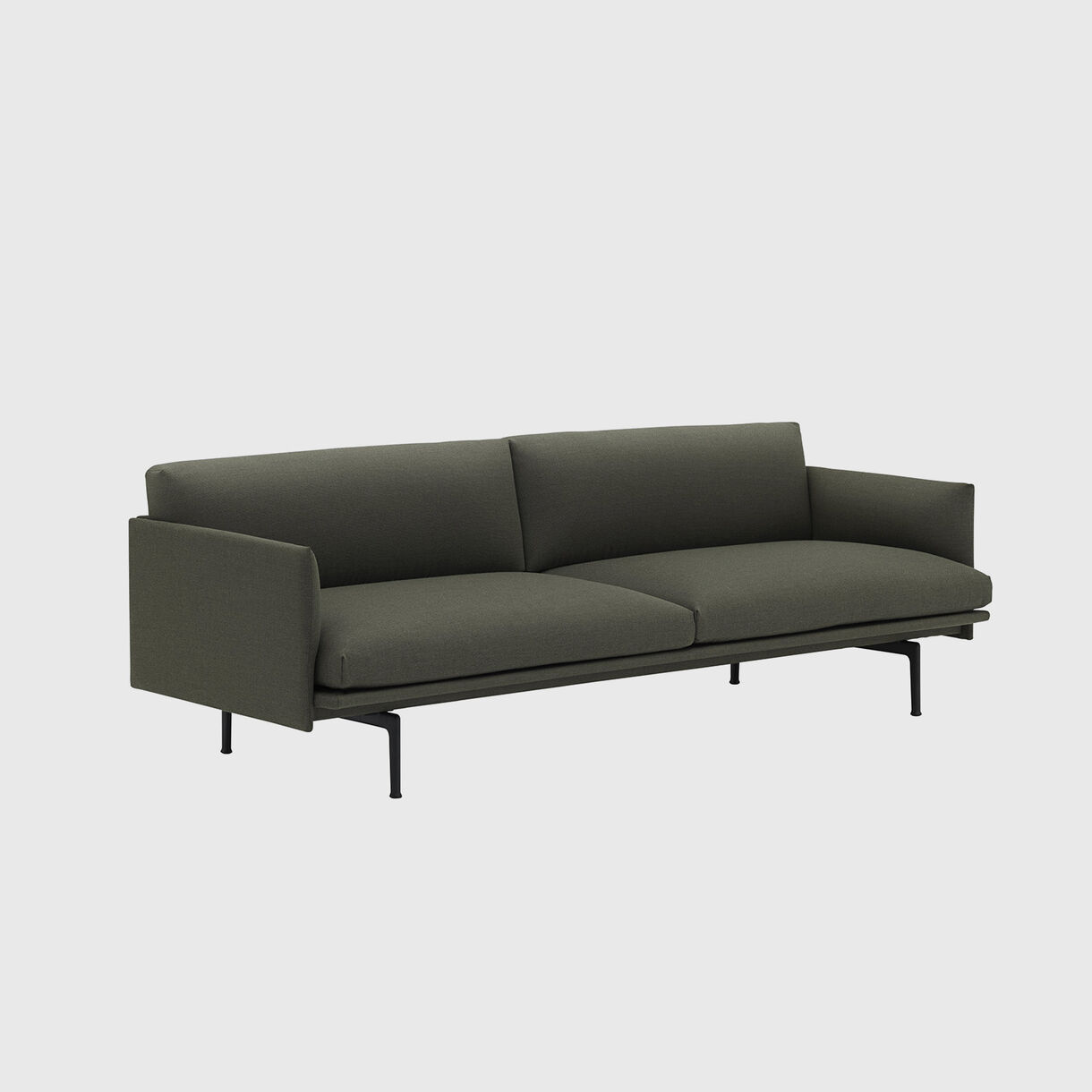 Outline 3 Seater Sofa, Fiord 961
