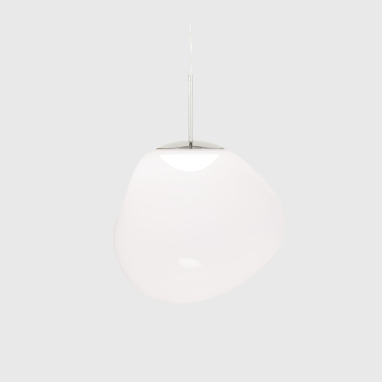 Melt Pendant, Opal & Silver, 3000K