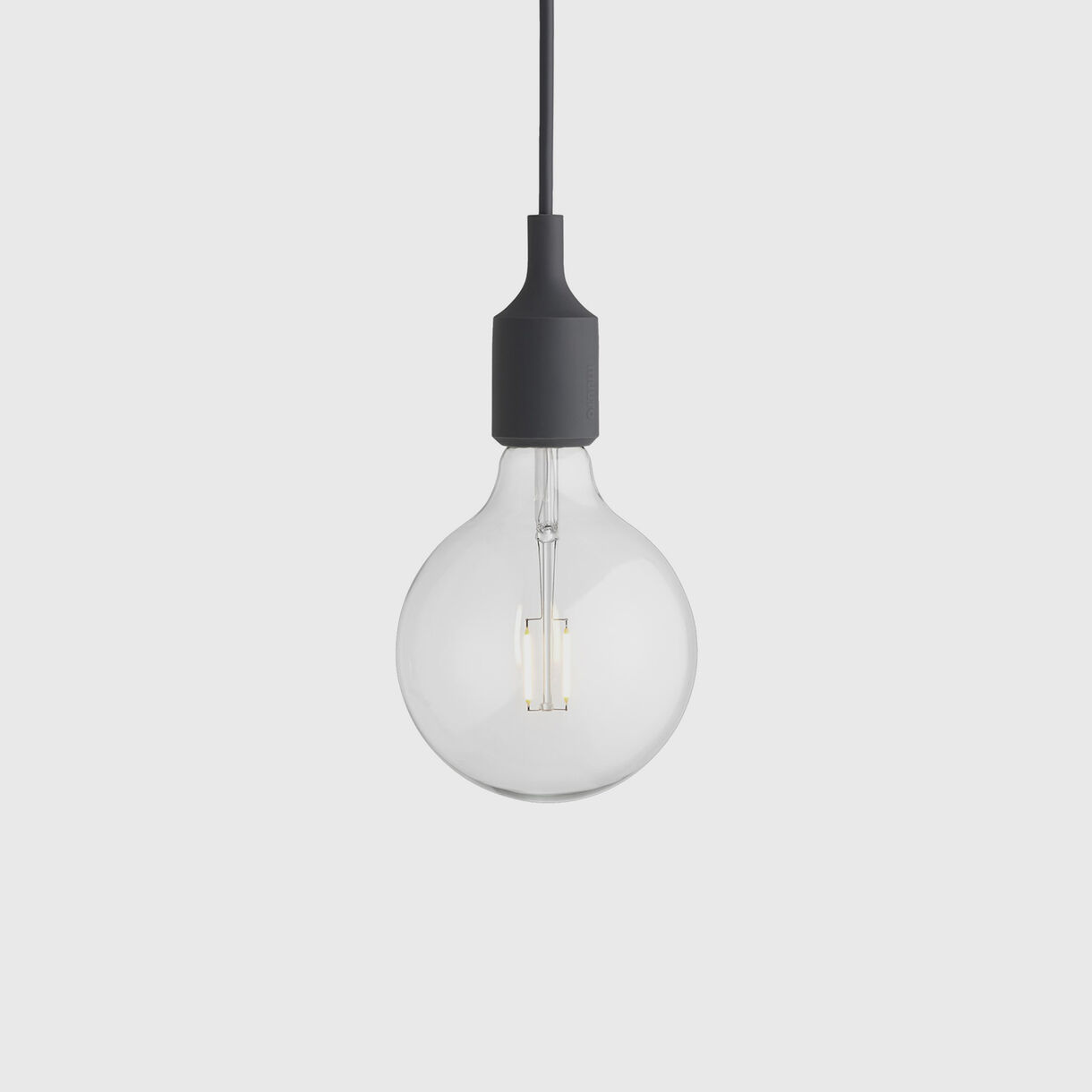 E27 Pendant Lamp, Dark Grey