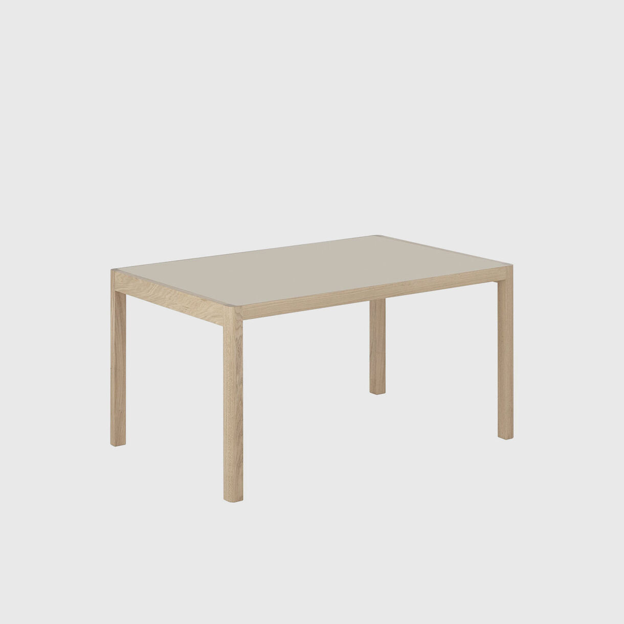 Workshop Dining Table, 1400 x 920, Warm Grey & Oak