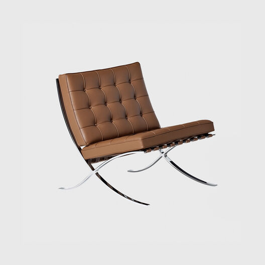 Barcelona Lounge Chair, Chrome