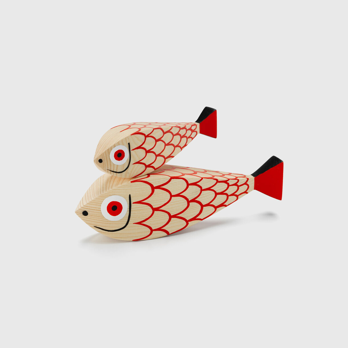 Wooden Dolls, Mother & Child Fish
