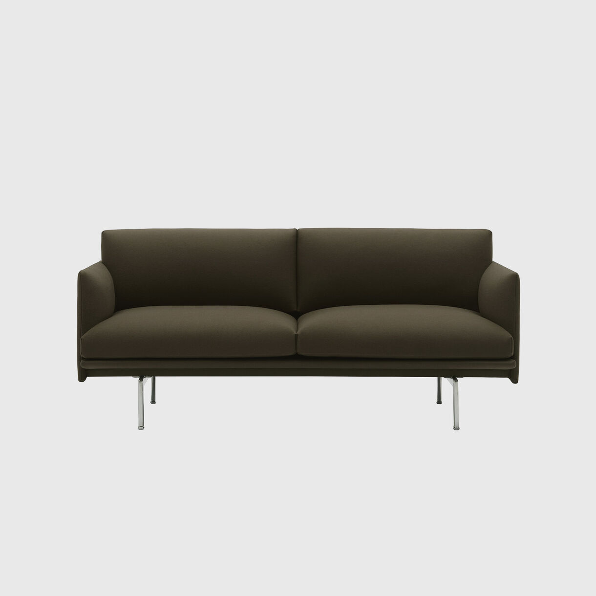Outline Sofa, 2 Seater, Divina 984 & Aluminium