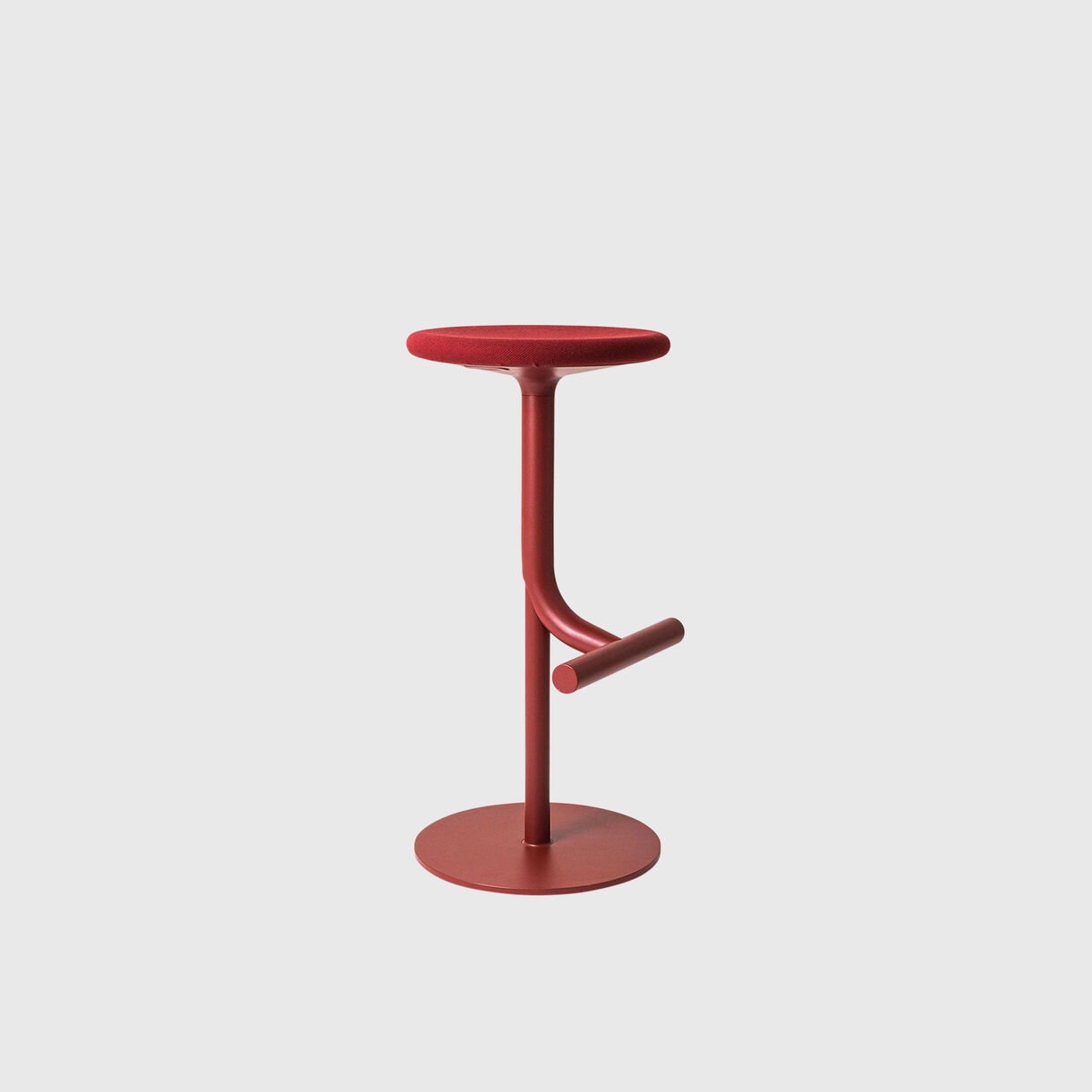 Tibu Stool, Red Bordeaux