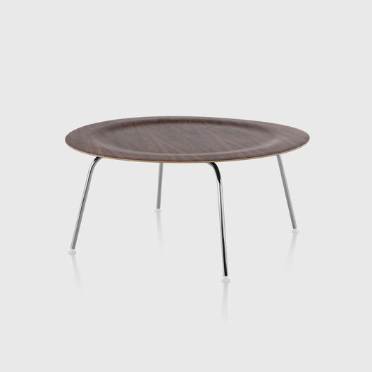 Eames® Moulded Plywood Coffee Table, Metal Base