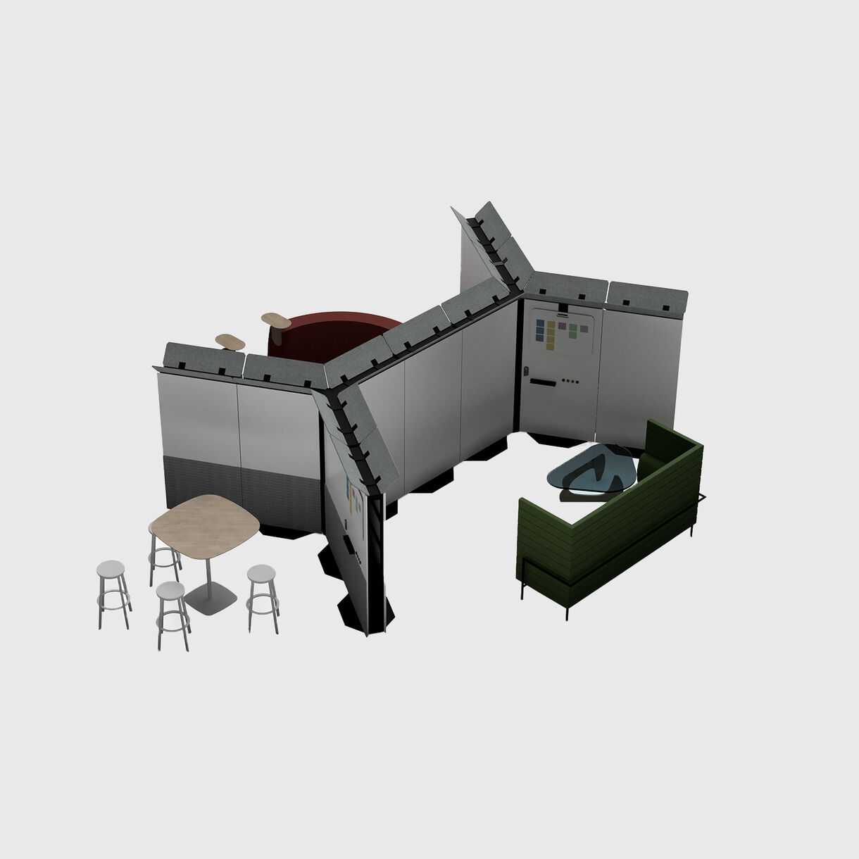 Agile Wall Dogbone Configuration