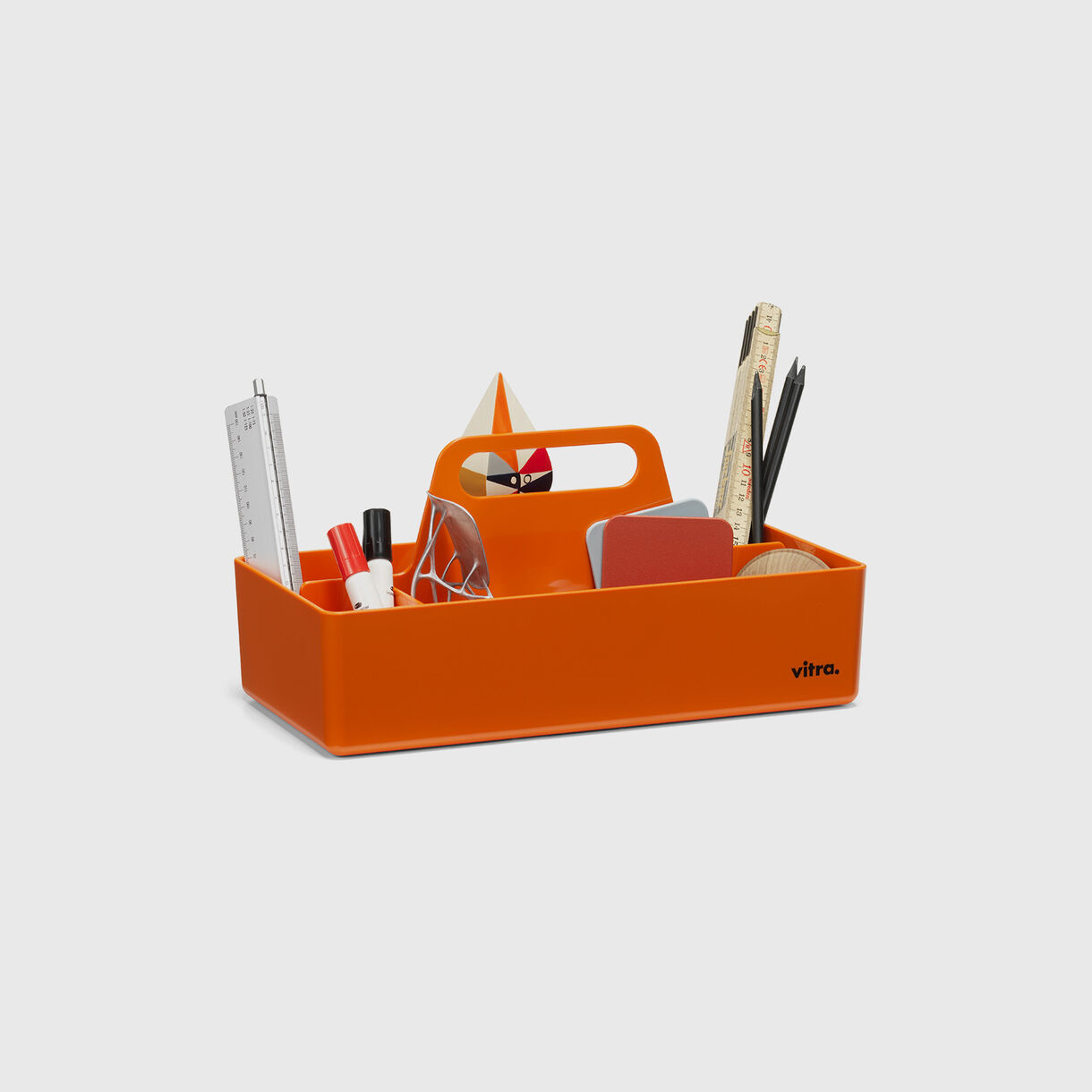 Toolbox, Tangerine with Items