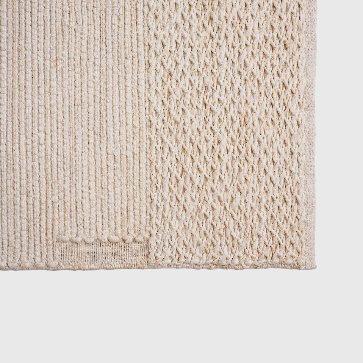 Knotty Rug, White