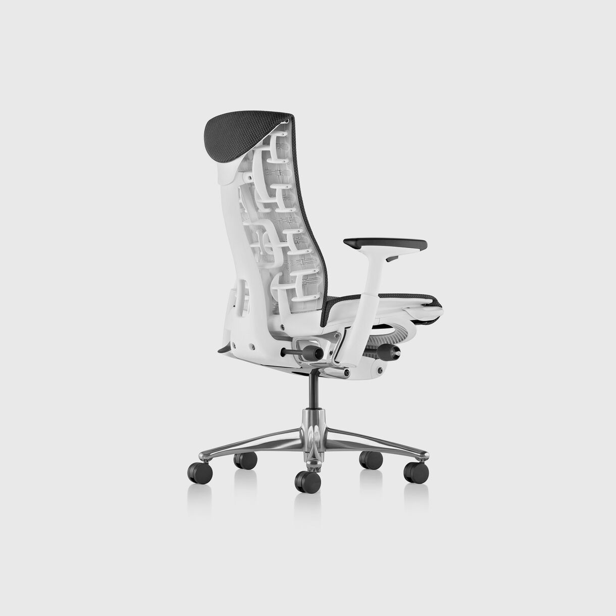 Embody Chair, Rhythm Black with White Frame