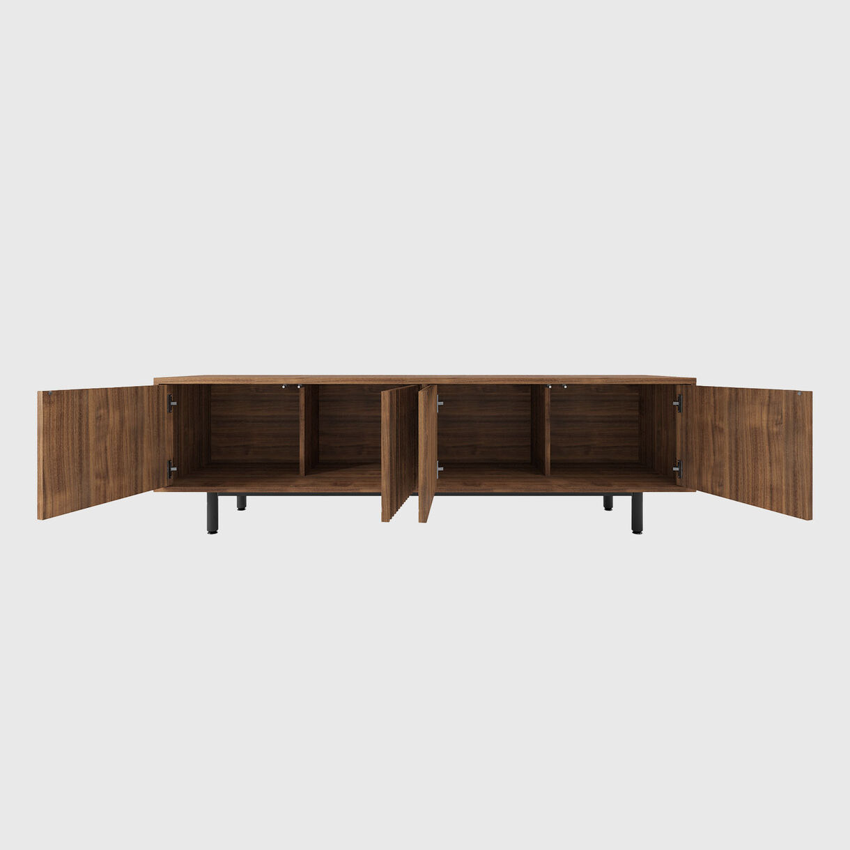 Seiton Cabinet, Low, Walnut