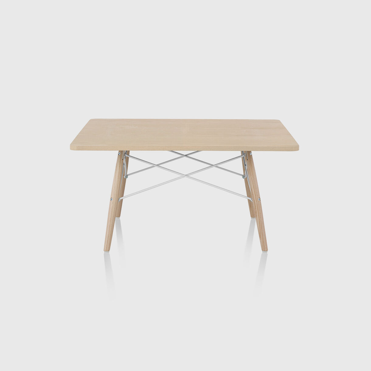 Eames Coffee Table, White Ash & White