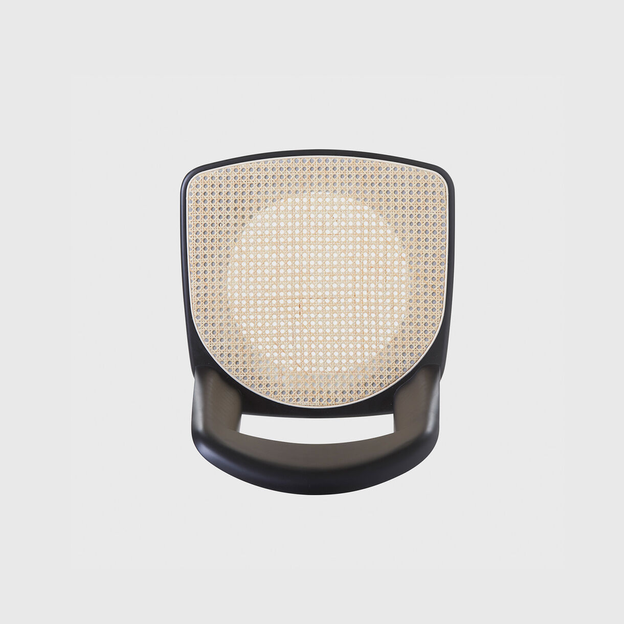 Brutus Chair Cane, Ebonized Beech, Natural Vienna Cane