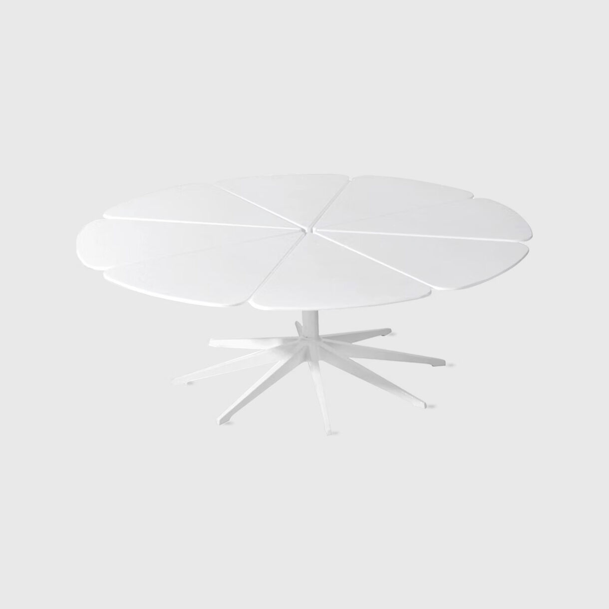 Petal Coffee Table, White White