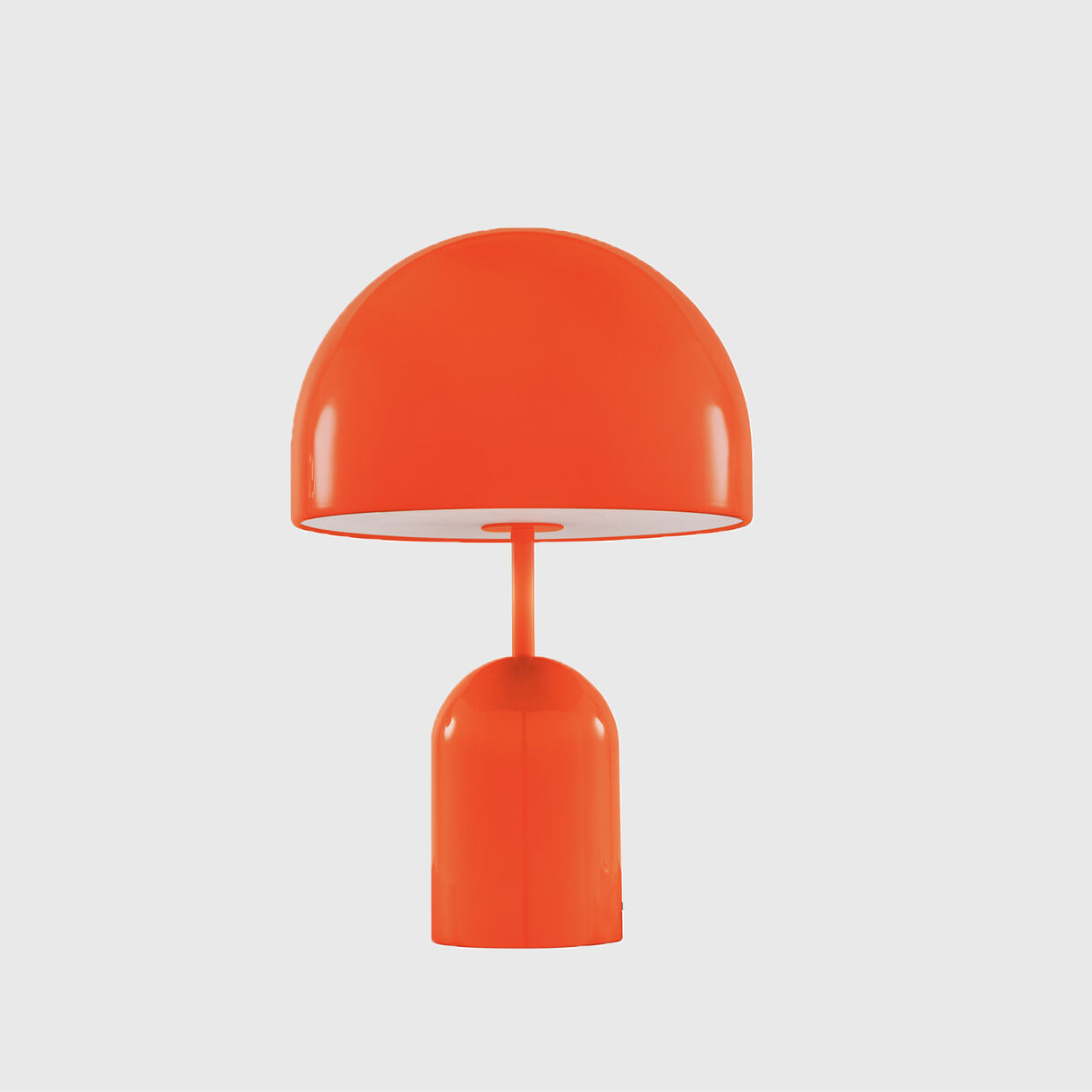 Bell Table Lamp, Fluro Orange