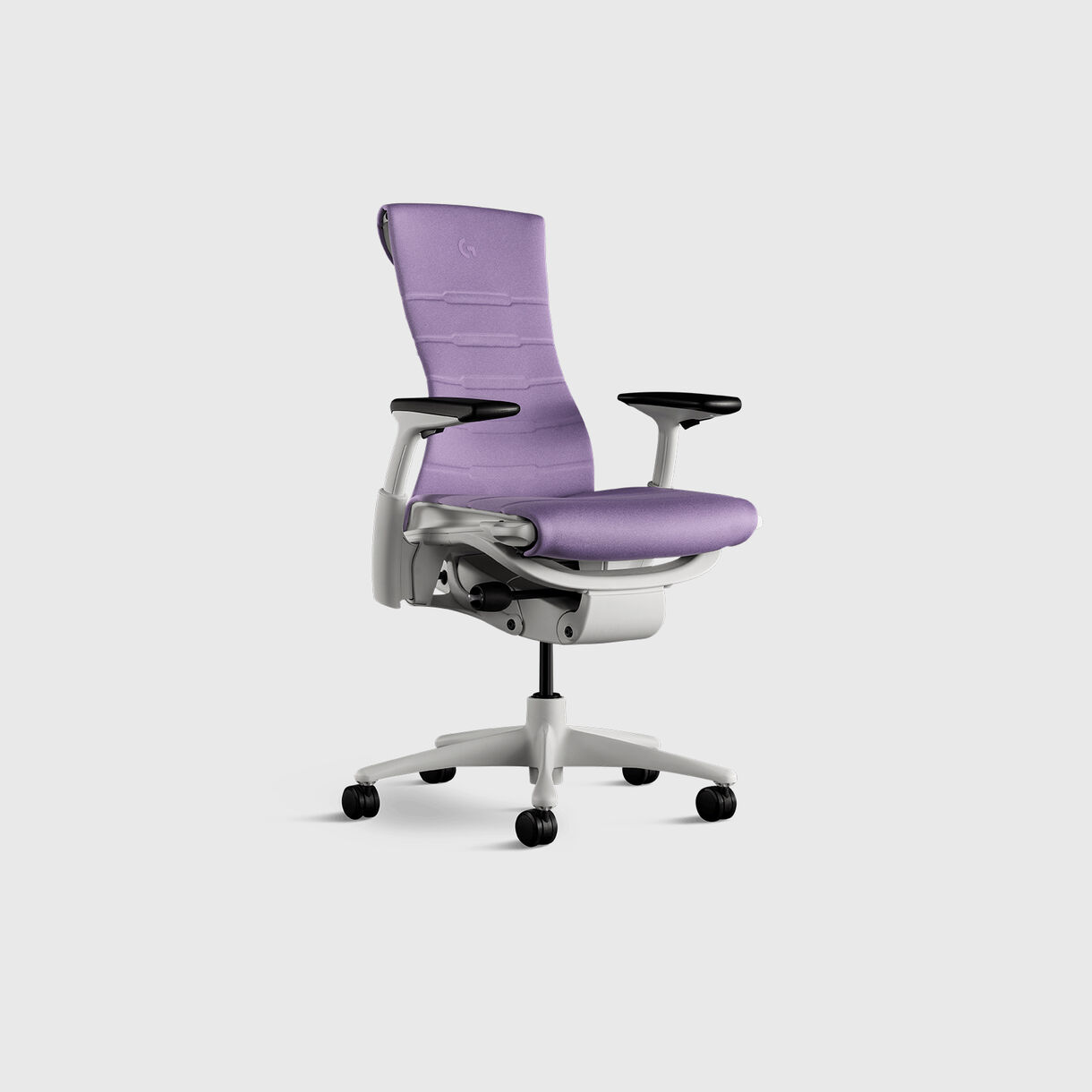 Embody Gaming Chair, Amethyst & White