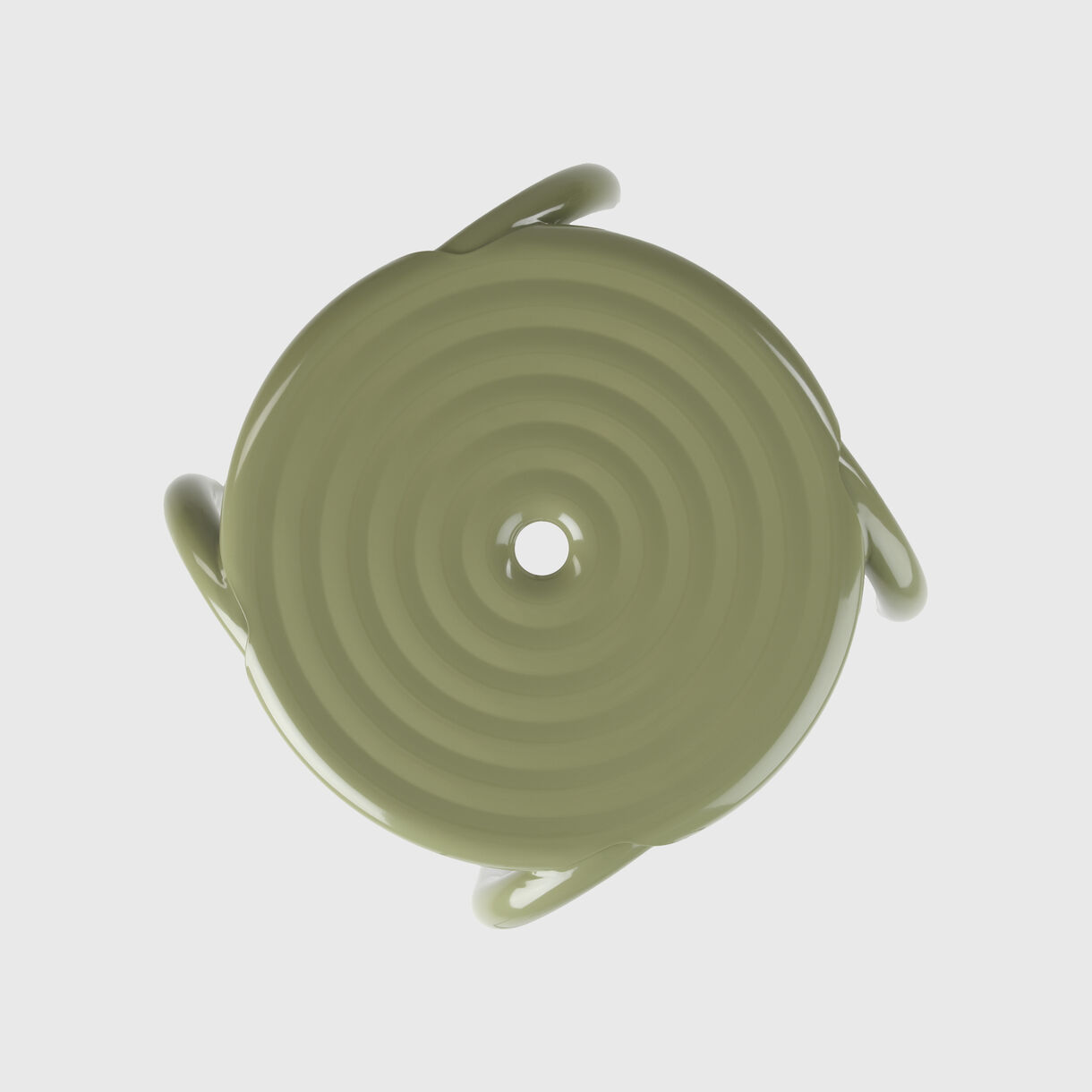 Groove Stool, Moss