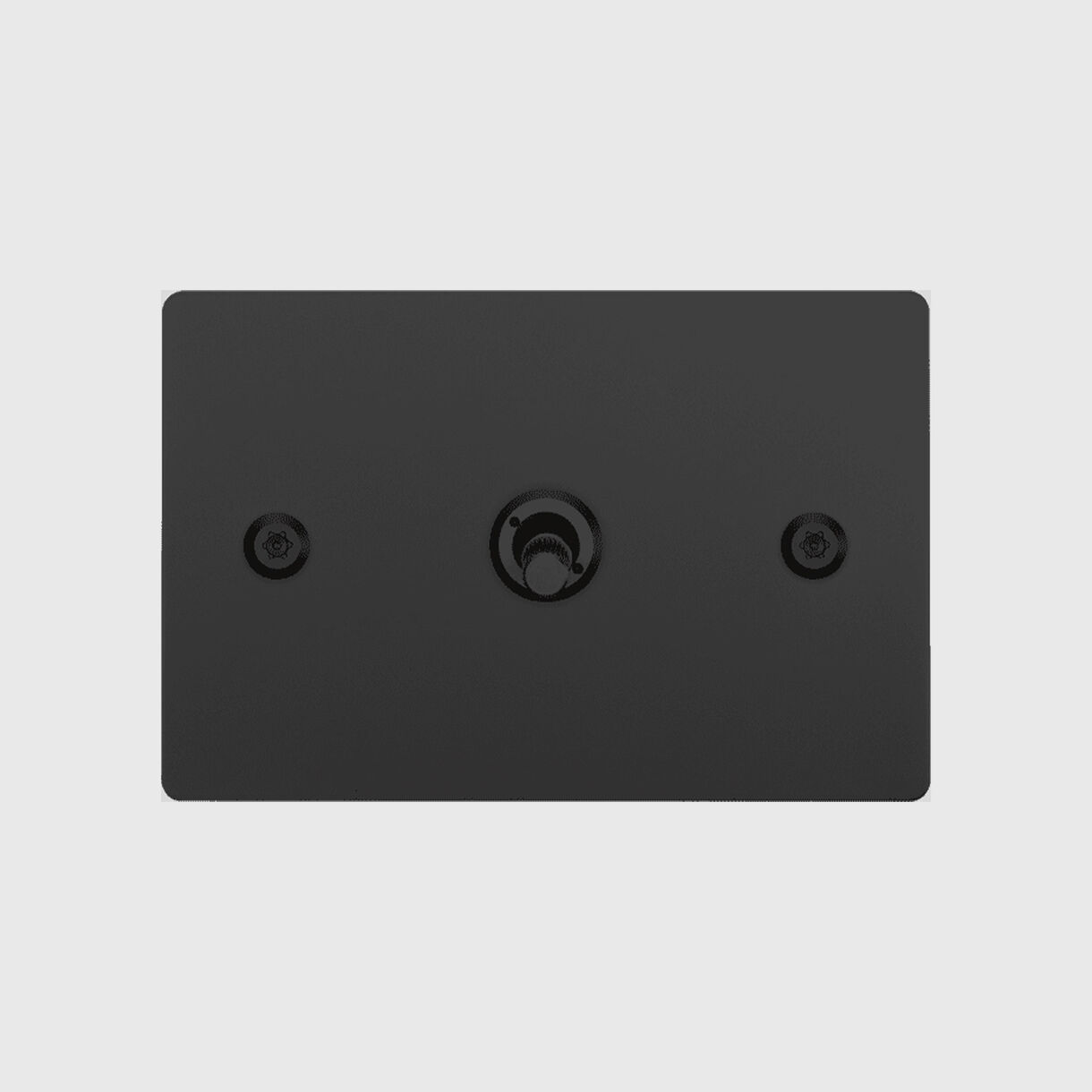 1G Toggle Switch, Linear, without Logo, Black