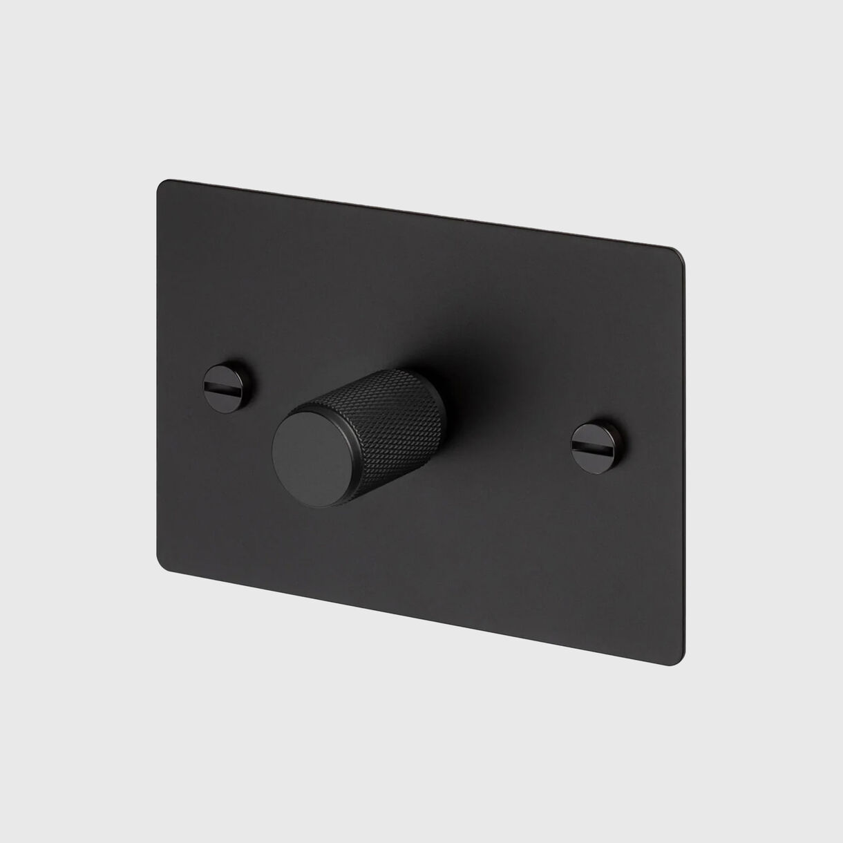 1G Dimmer Switch, Cross without Logo, Black