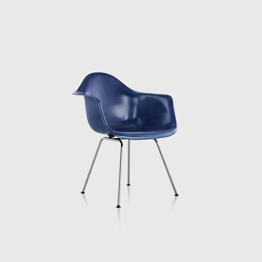 Eames® Moulded Fibreglass Armchair, 4-Leg Base
