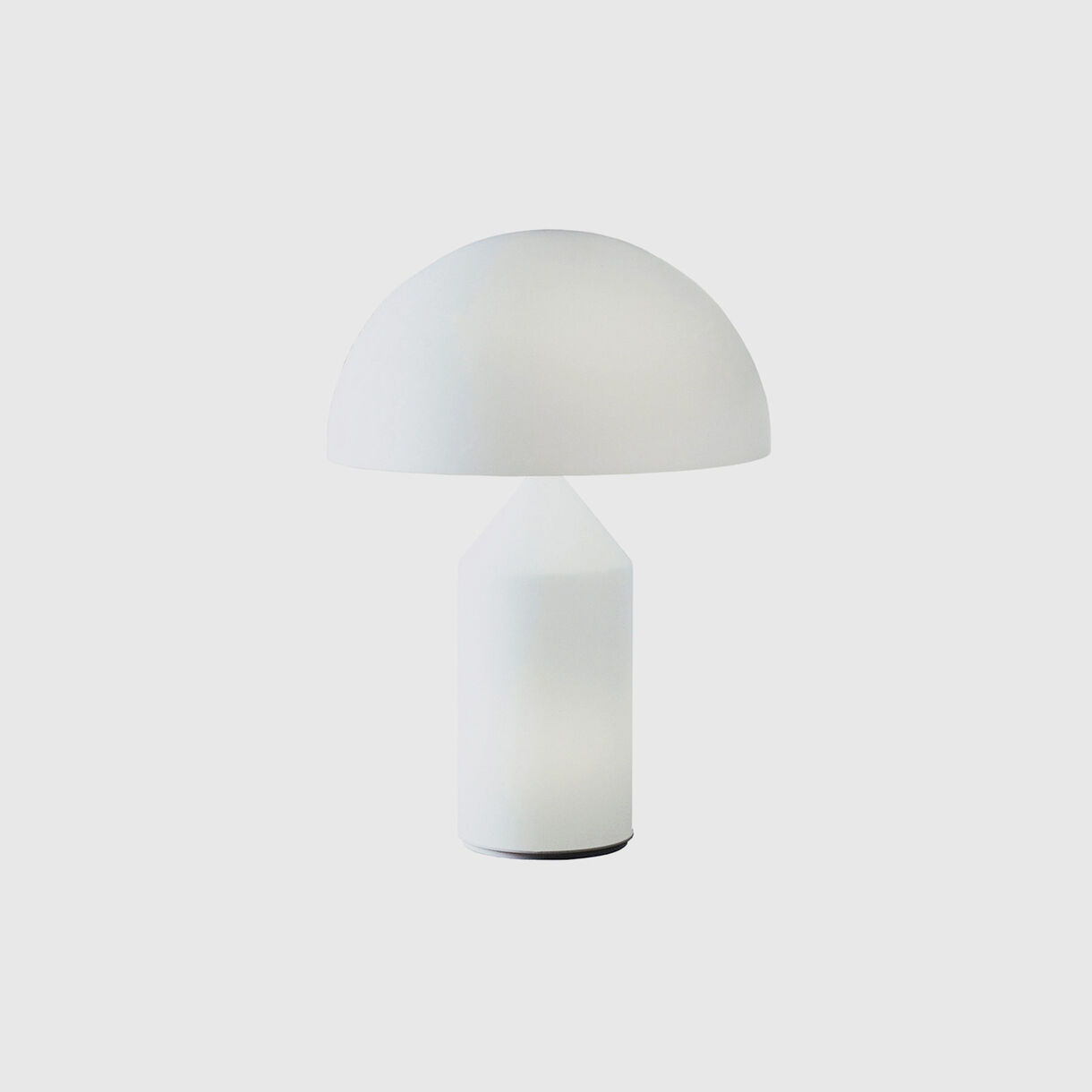 Atollo Table Lamp, Glass, White