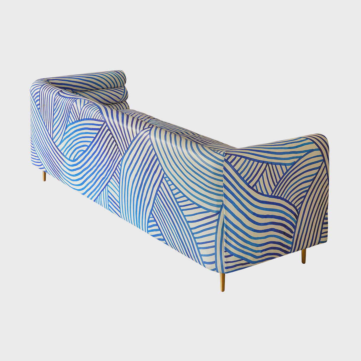 Inky Dhow Ripple 3 Seater Sofa