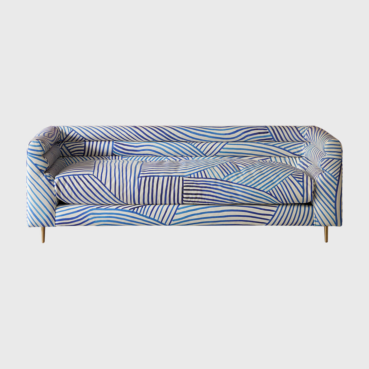 Inky Dhow Ripple 3 Seater Sofa