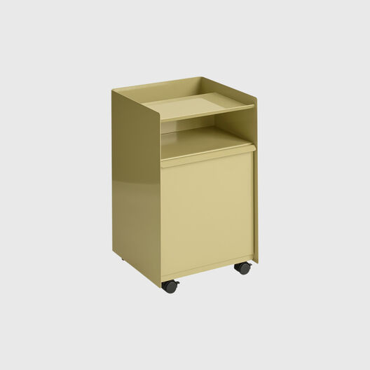 Folded Trolley, Low Closed, Beige Green